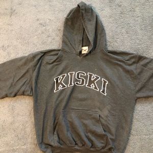 Gray hoodie sweatshirt.  Size XL.